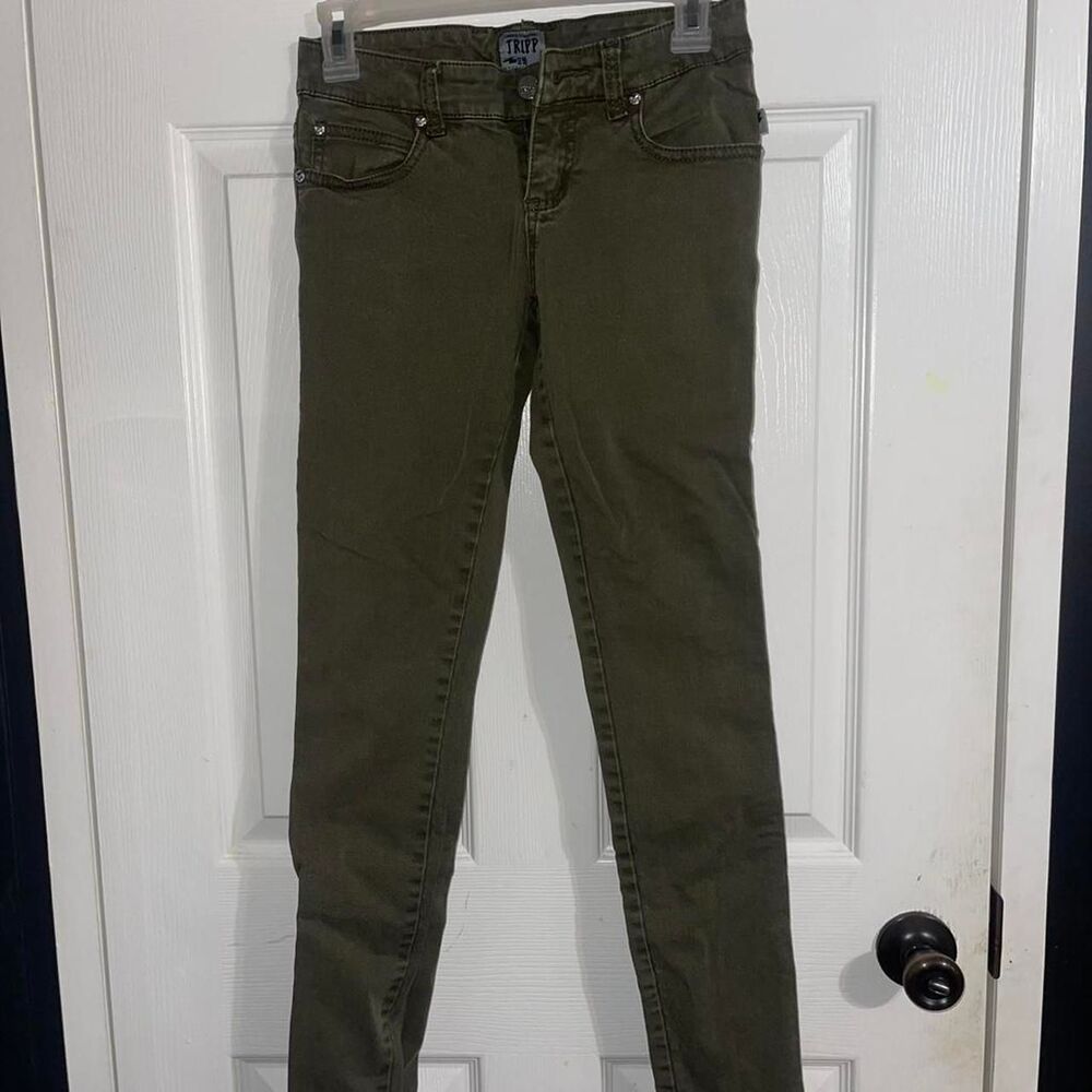Tripp-NYC Women's Green Jeans - Size 1